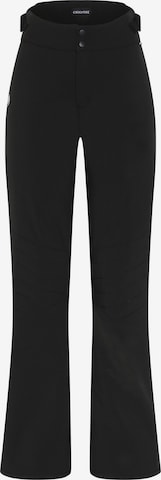 CHIEMSEE Regular Workout Pants in Black: front