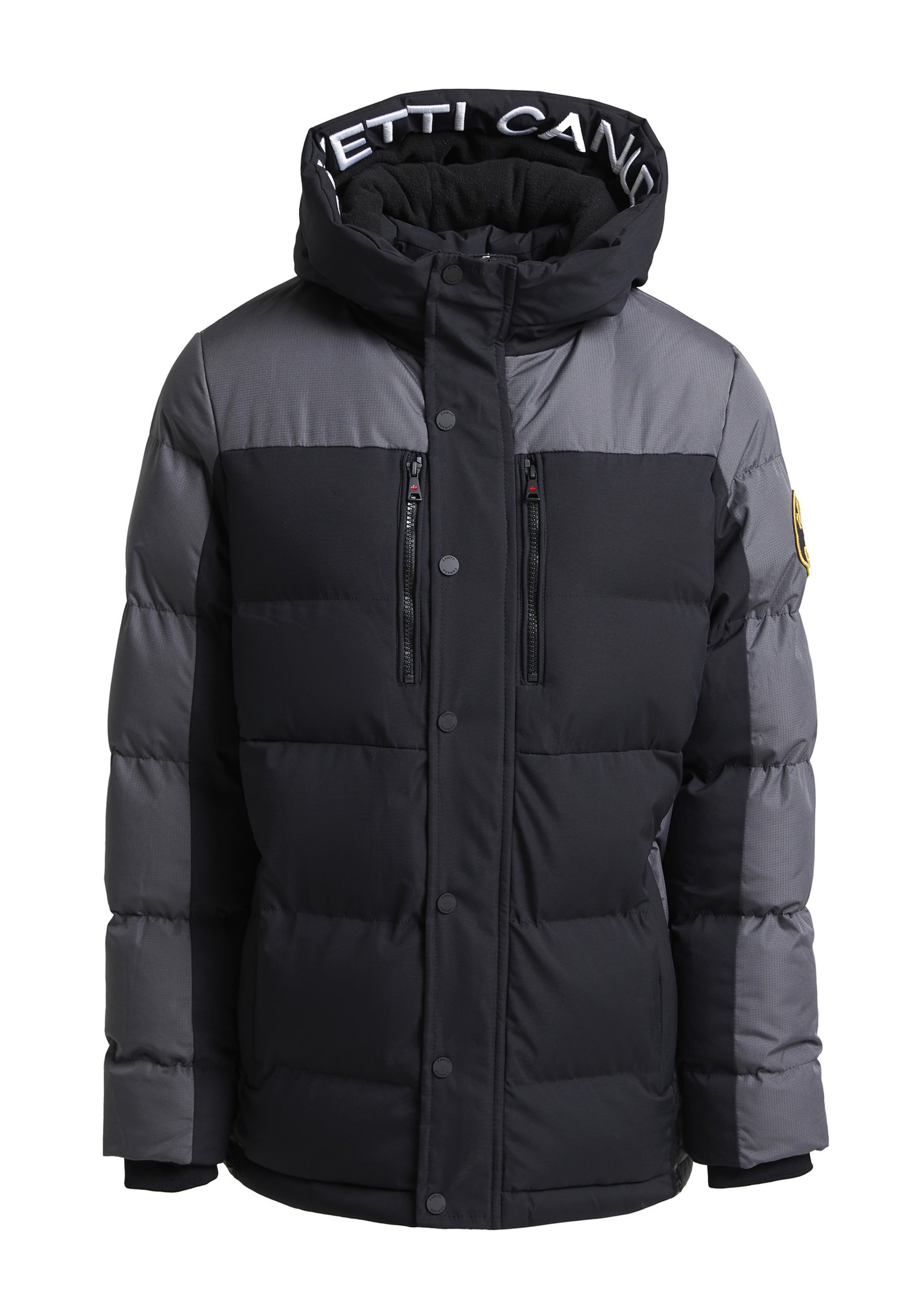 Veste d’hiver 'Raffino' Zavetti Canada en noir : devant