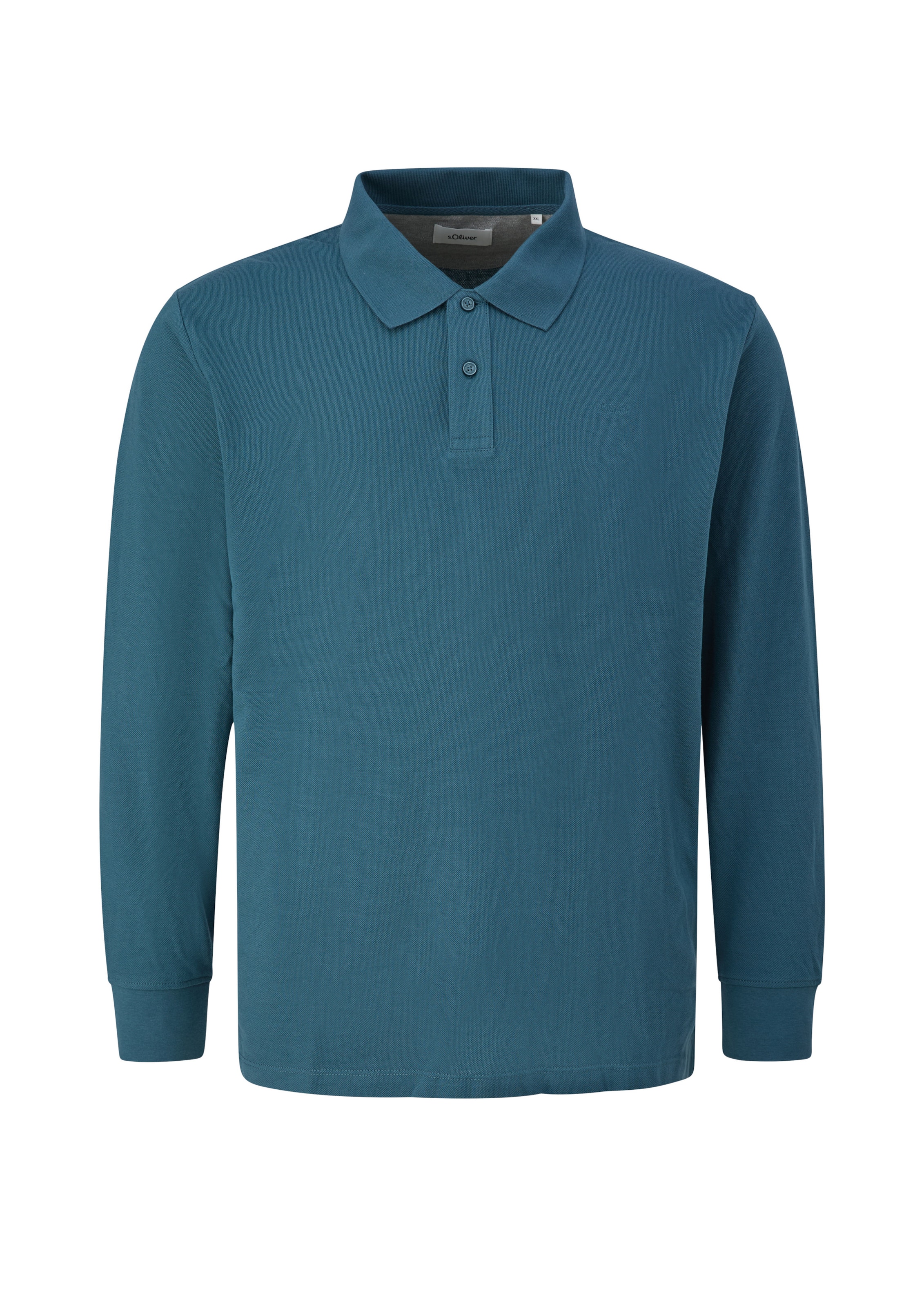 s.Oliver Men Big Sizes Poloshirt in Blau: Vorderseite