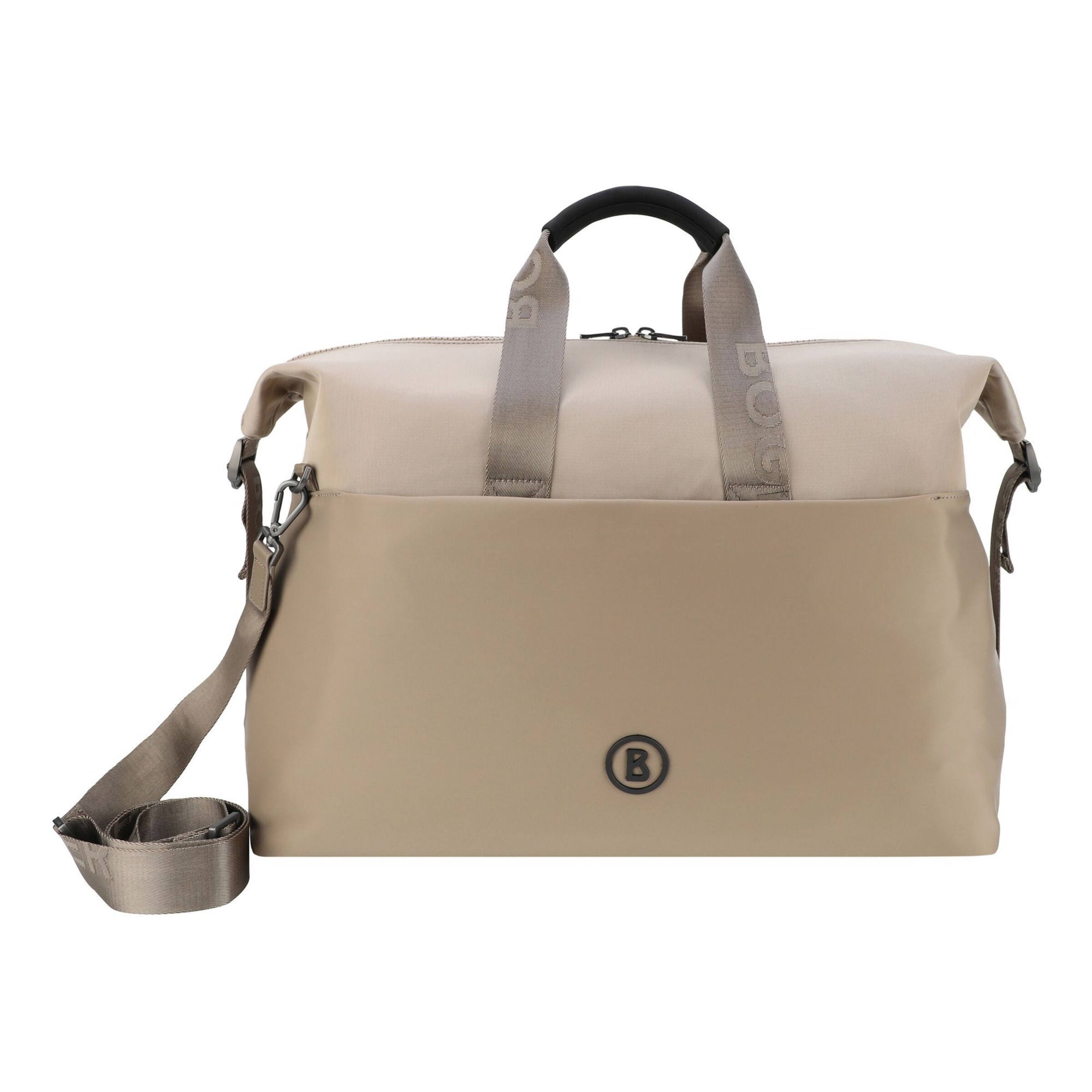 BOGNER Weekend bag 'Arolla Ewald' in Beige: front