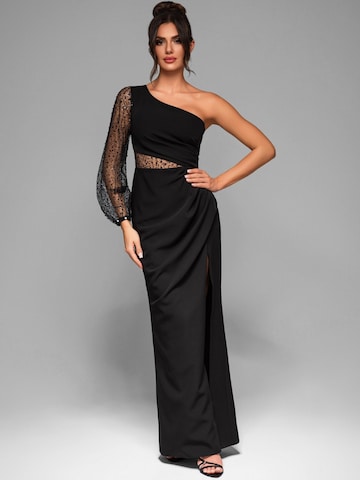 Ombre Abendkleid‌‌‌‌‌ in Schwarz
