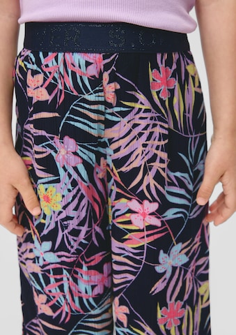 s.Oliver Wide leg Broek in Blauw