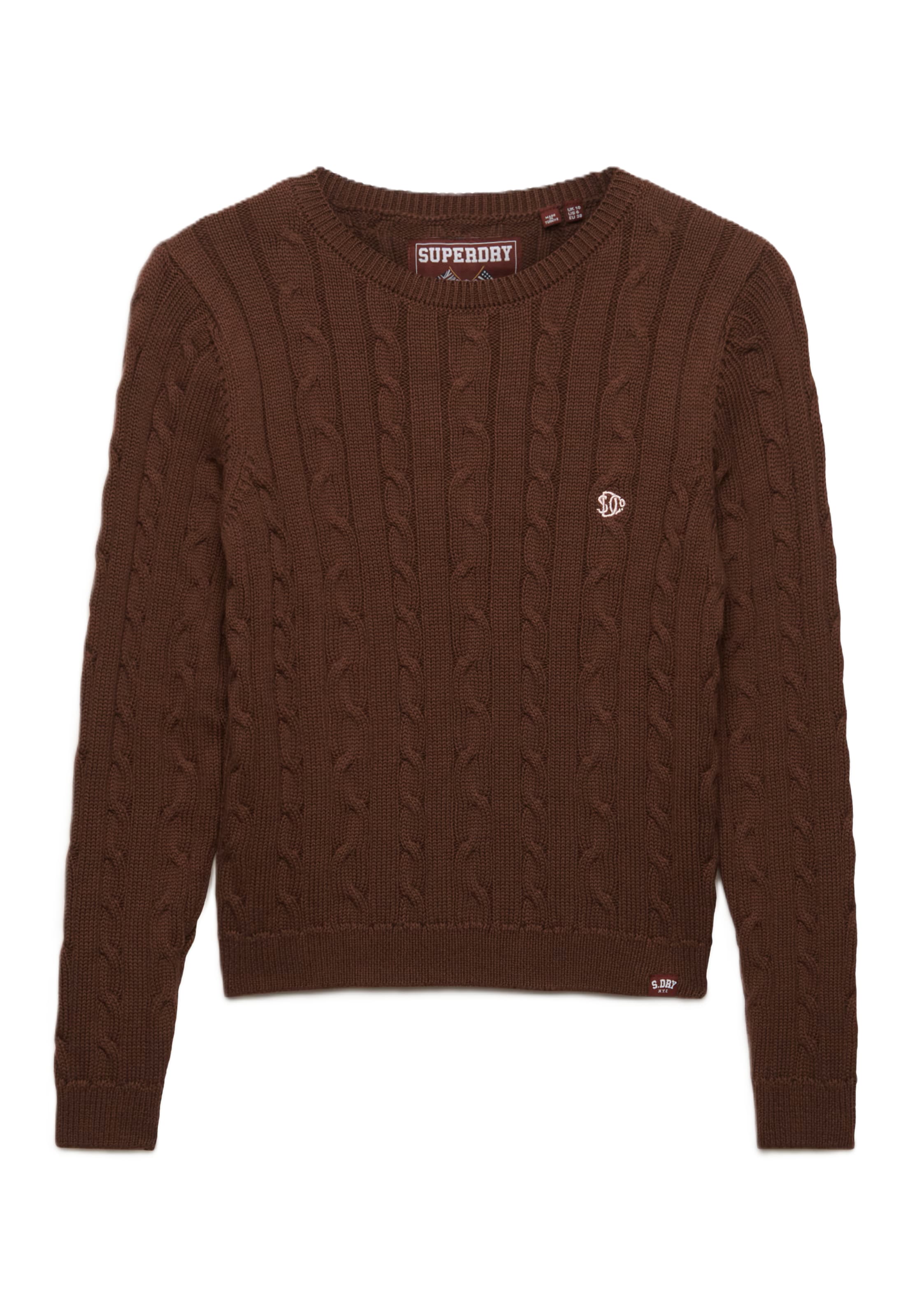 Pullover 'Essentials' di Superdry & Co in marrone: frontale