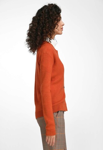 Peter Hahn Strickjacke in Orange