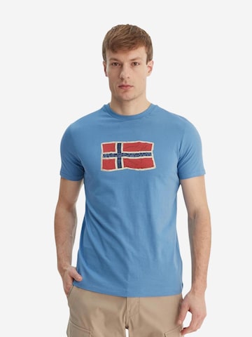 Maglietta 'S-MAHSA SS NP0A4FZB' di NAPAPIJRI in blu: frontale
