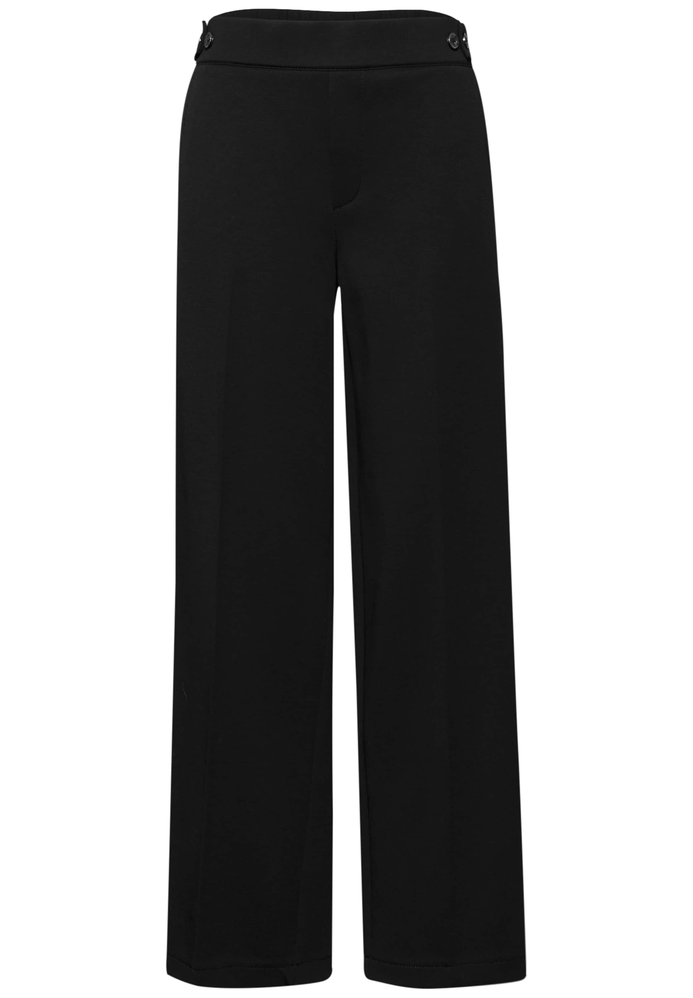 STREET ONE Regular Pants in Black: front