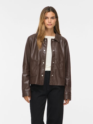 VILA Between-season jacket 'HELLIUM ' in Brown: front