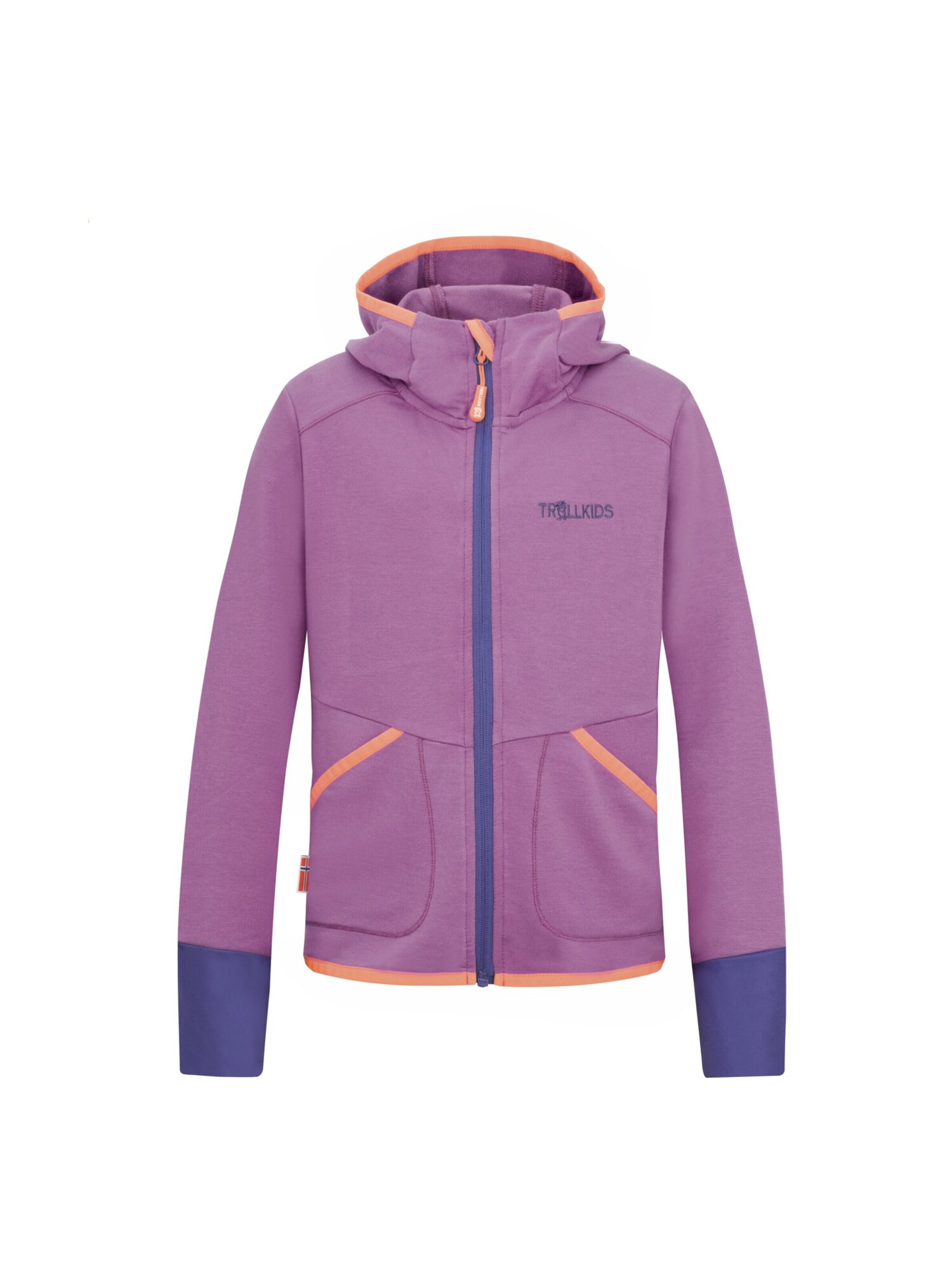 TROLLKIDS Fleece Jacket in Pink: front