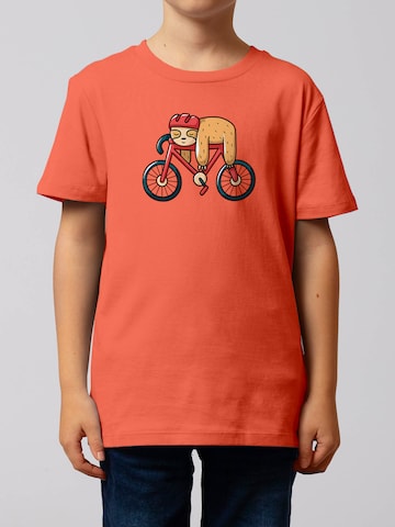 watabout.kids T-Shirt 'Sloth' in Orange