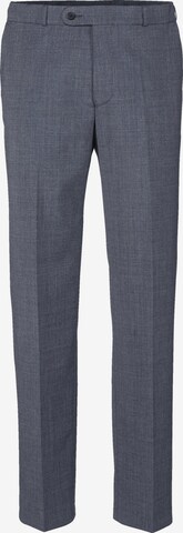 BABISTA Regular Pleat-Front Pants ' Robzi ' in Blue: front