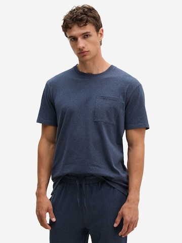 T-Shirt ' Loungewear-Styles ' Marc O'Polo en bleu : devant