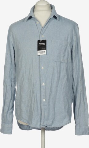 Samsøe Samsøe Button Up Shirt in XL in Blue: front