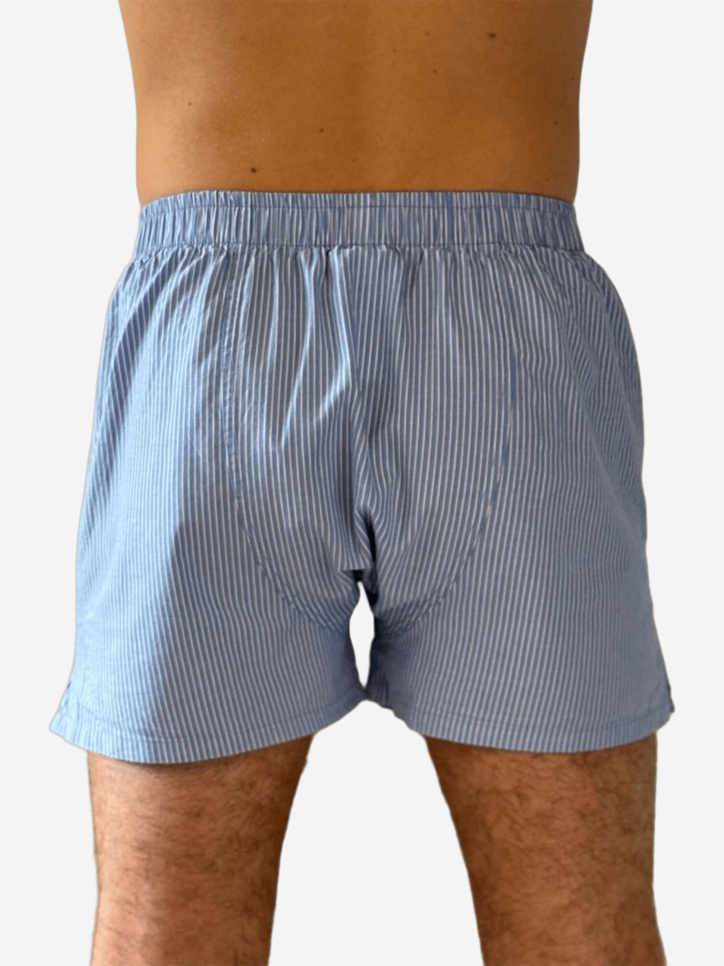 Huddle Boxer shorts ' NFL Shield Stripe ' in Blue