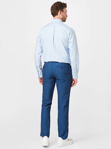 Tommy Hilfiger Tailored Szabványos Chino nadrág 'Hampton' - kék