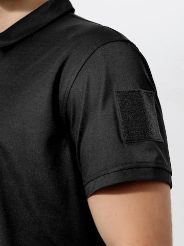 YOUTHUP Performance Shirt 'Gradschnitt' in Black