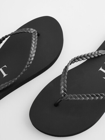 Next T-Bar Sandals in Black