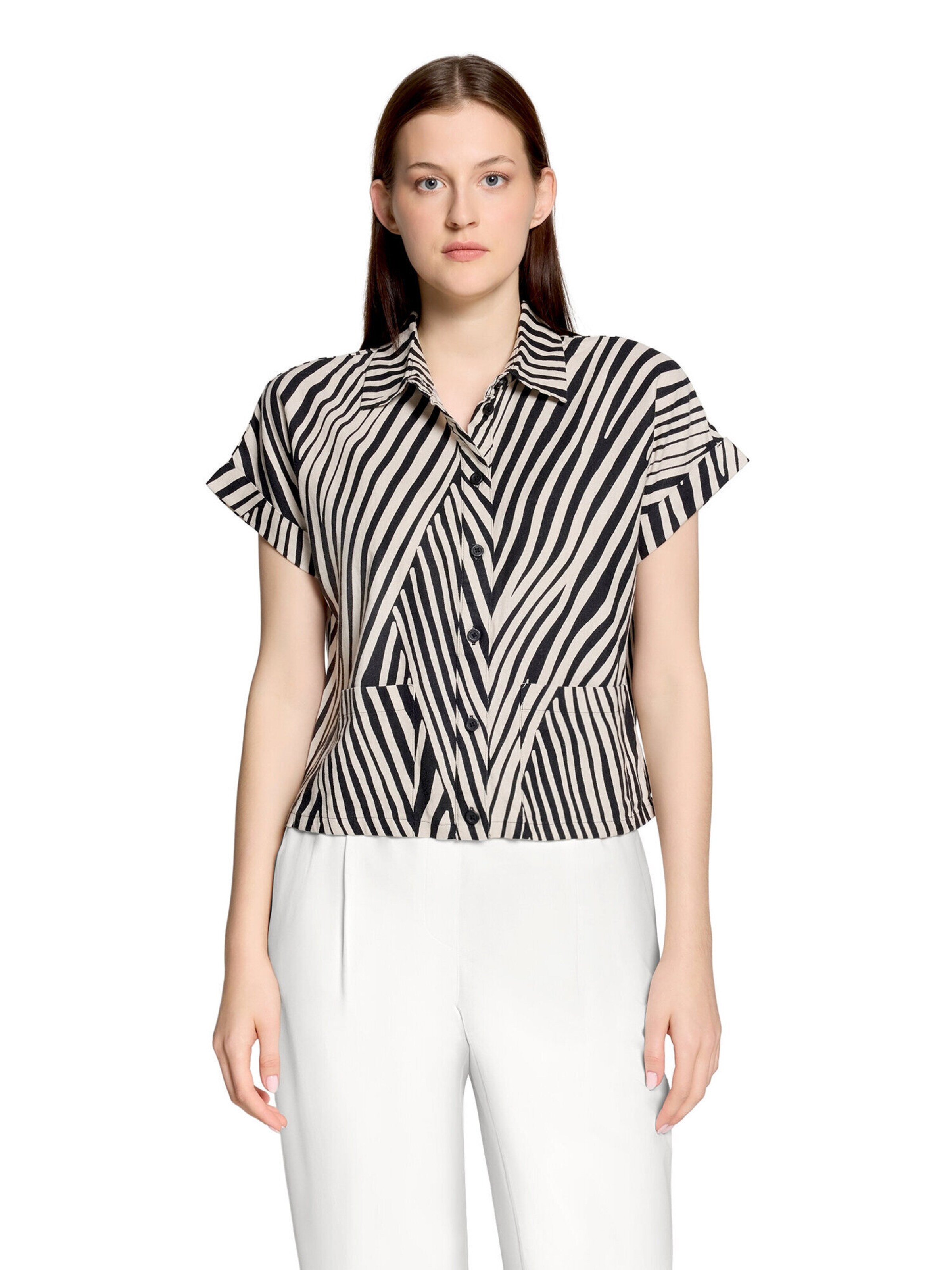 Camicia da donna di Betty Barclay in nero: frontale