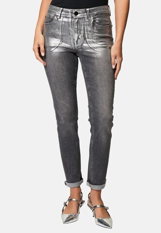 Slimfit Jeans di zero in grigio: frontale