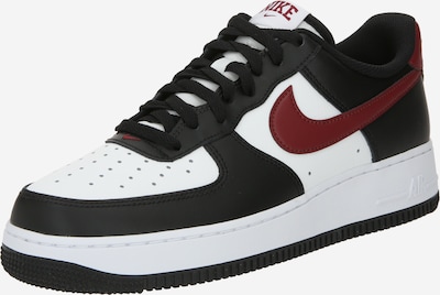 Nike Sportswear Trampki niskie 'AIR FORCE 1 '07' w kolorze bordowy / czarny / białym, Podgląd produktu