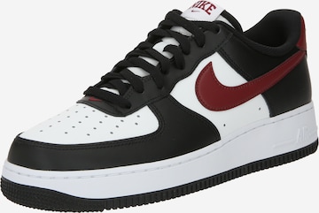 Nike Sportswear Sneakers laag 'AIR FORCE 1 '07' in Zwart: voorkant
