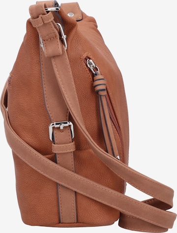TOM TAILOR Handbag 'Caia' in Brown