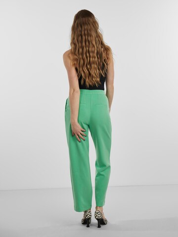 Y.A.S - Loosefit Pantalón plisado en verde