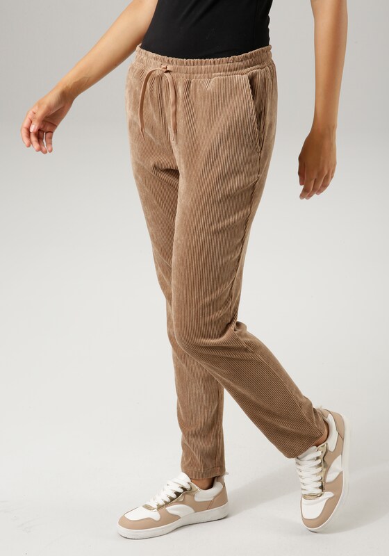 Aniston CASUAL Tapered Pants in Chamois