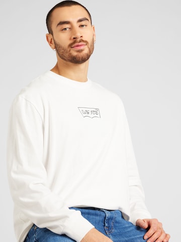 LEVI'S ® Shirt 'LS Graphic Authentic Tee' in Weiß