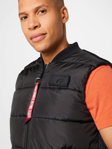 ALPHA INDUSTRIES Vest i sort