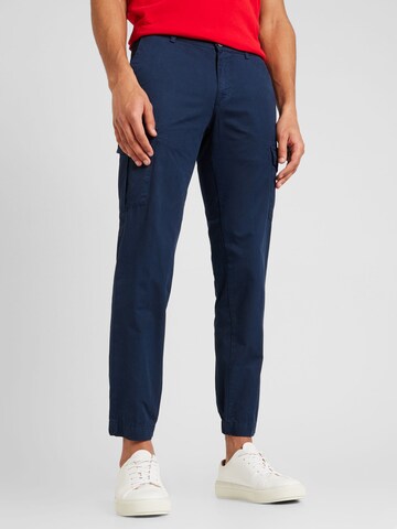 Tapered Pantaloni cu buzunare de la bugatti pe albastru: față
