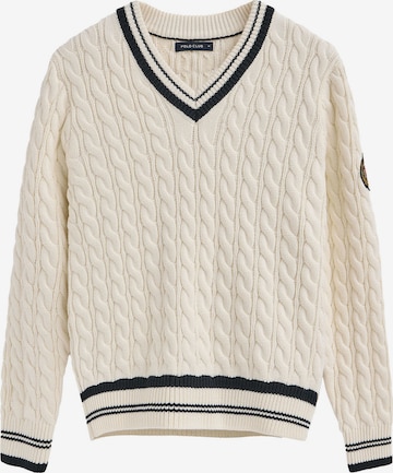 Polo Club Sweater in Beige: front