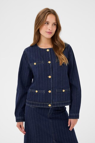 SAINT TROPEZ Tussenjas 'OshanaSZ' in Blauw: voorkant