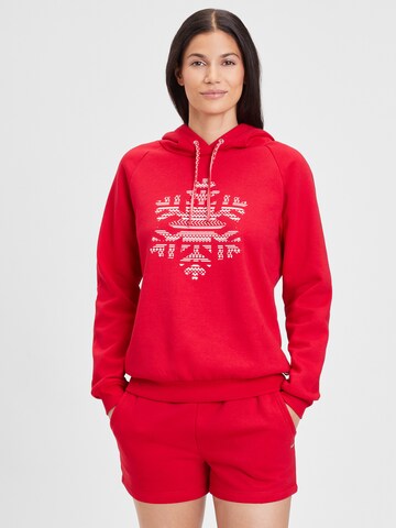 s.Oliver Sweatshirt in Rood: voorkant