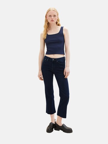 TOM TAILOR DENIM Flared Jeans in Blue