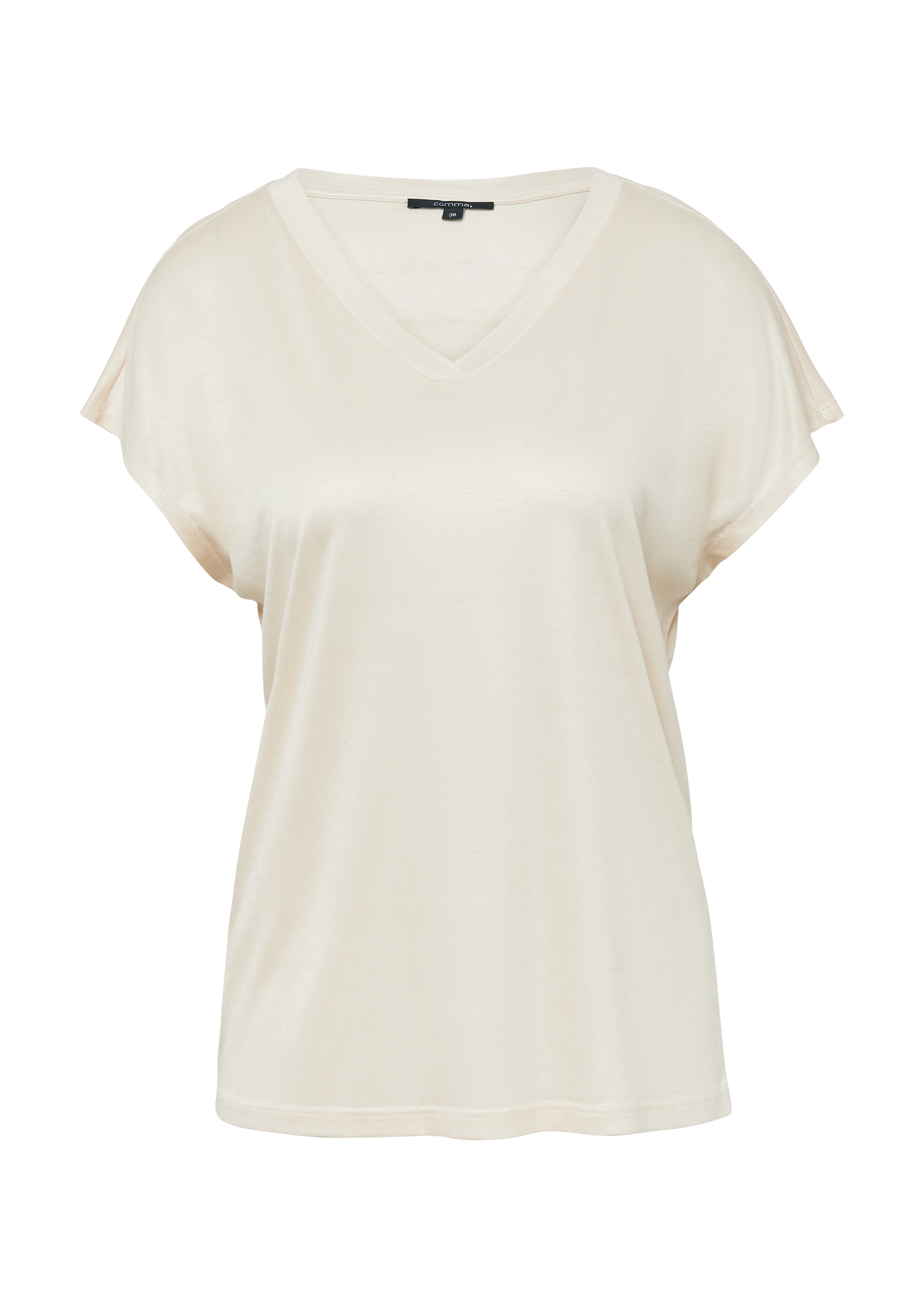 COMMA Shirt in Beige: Vorderseite