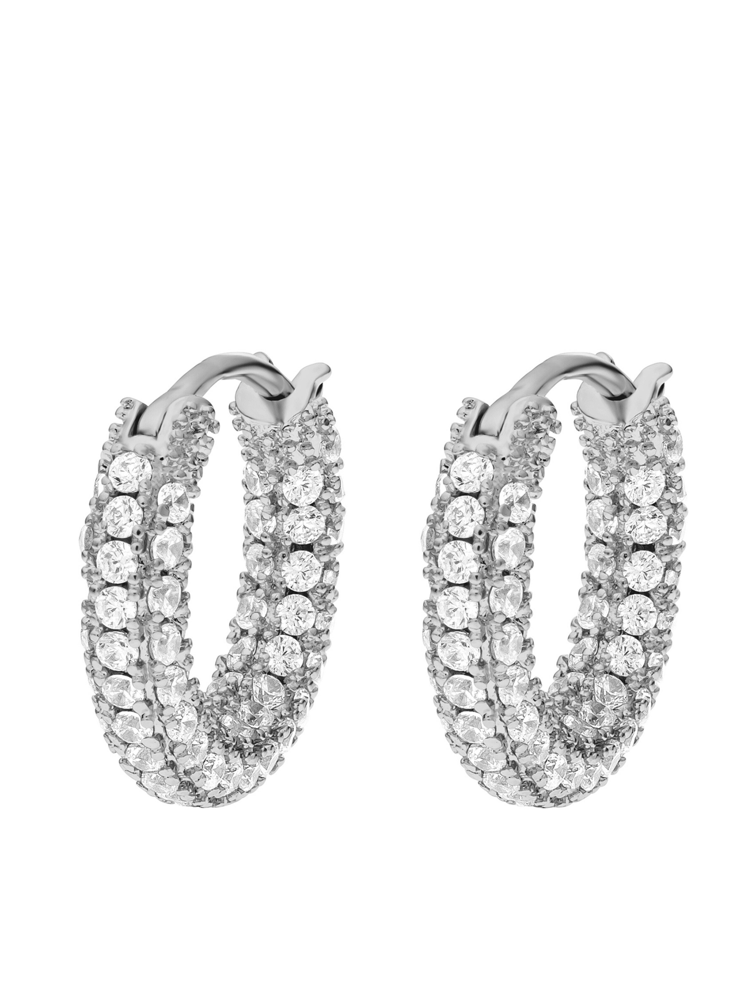 Heideman Oorbel 'Silvano' in Zilver: voorkant