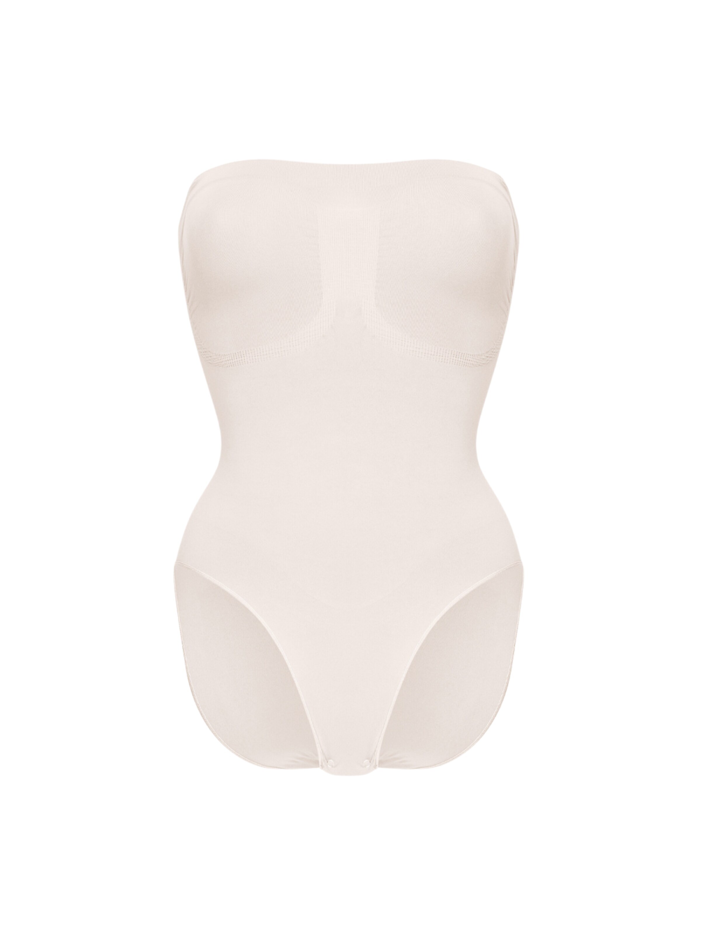 Body modelant 'Trägerloser Bodysuit Sculpting Shapewear mit Slip' cfab (formerly creamy fabrics) en beige : devant