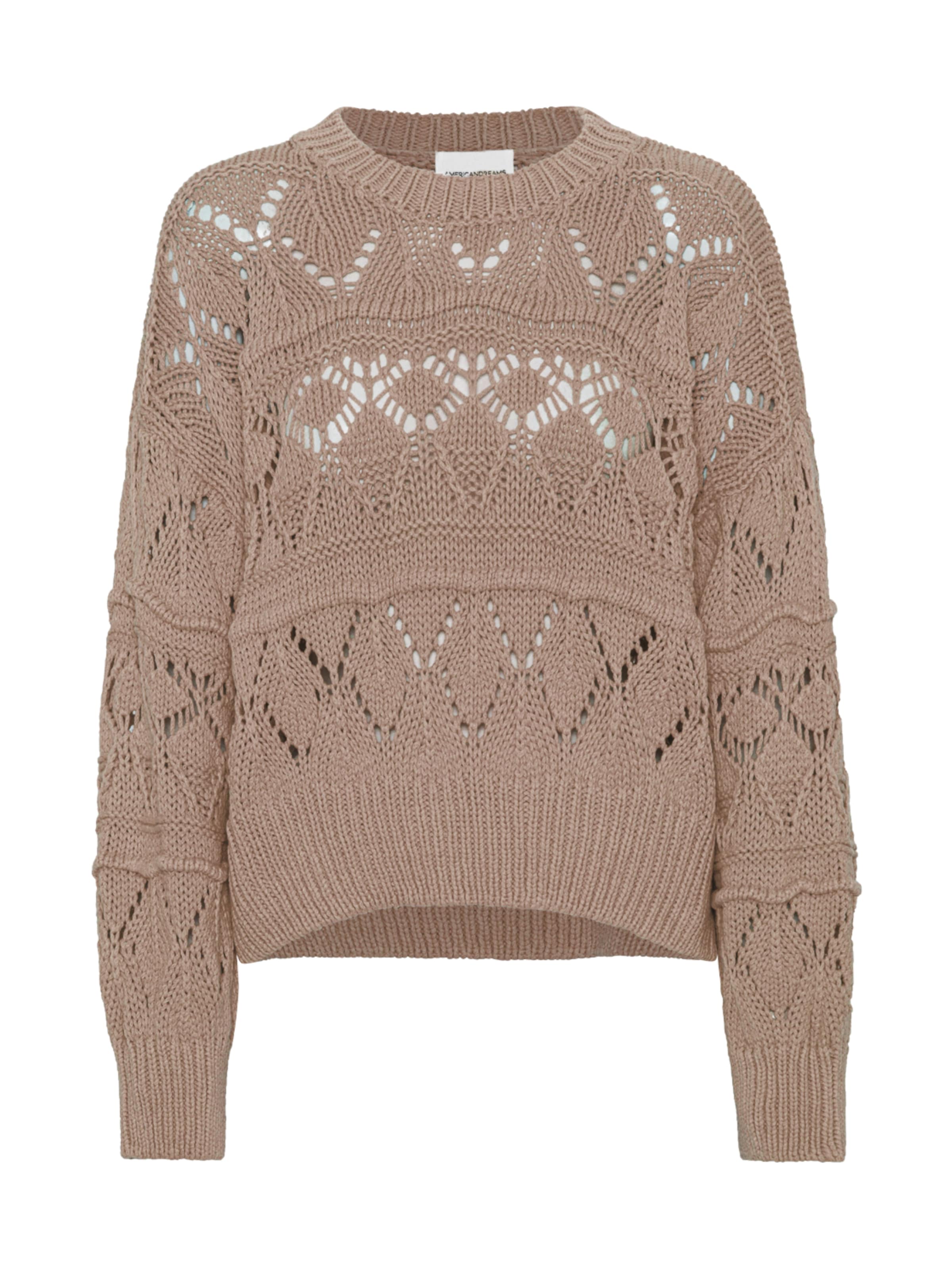 americandreams Pullover 'Cassie'‌‌ in Braun: Vorderseite