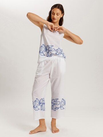 Hanro Pajama pants ' Liz ' in White