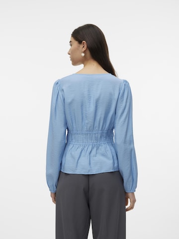 Chemisier 'SOFIA' VERO MODA en bleu