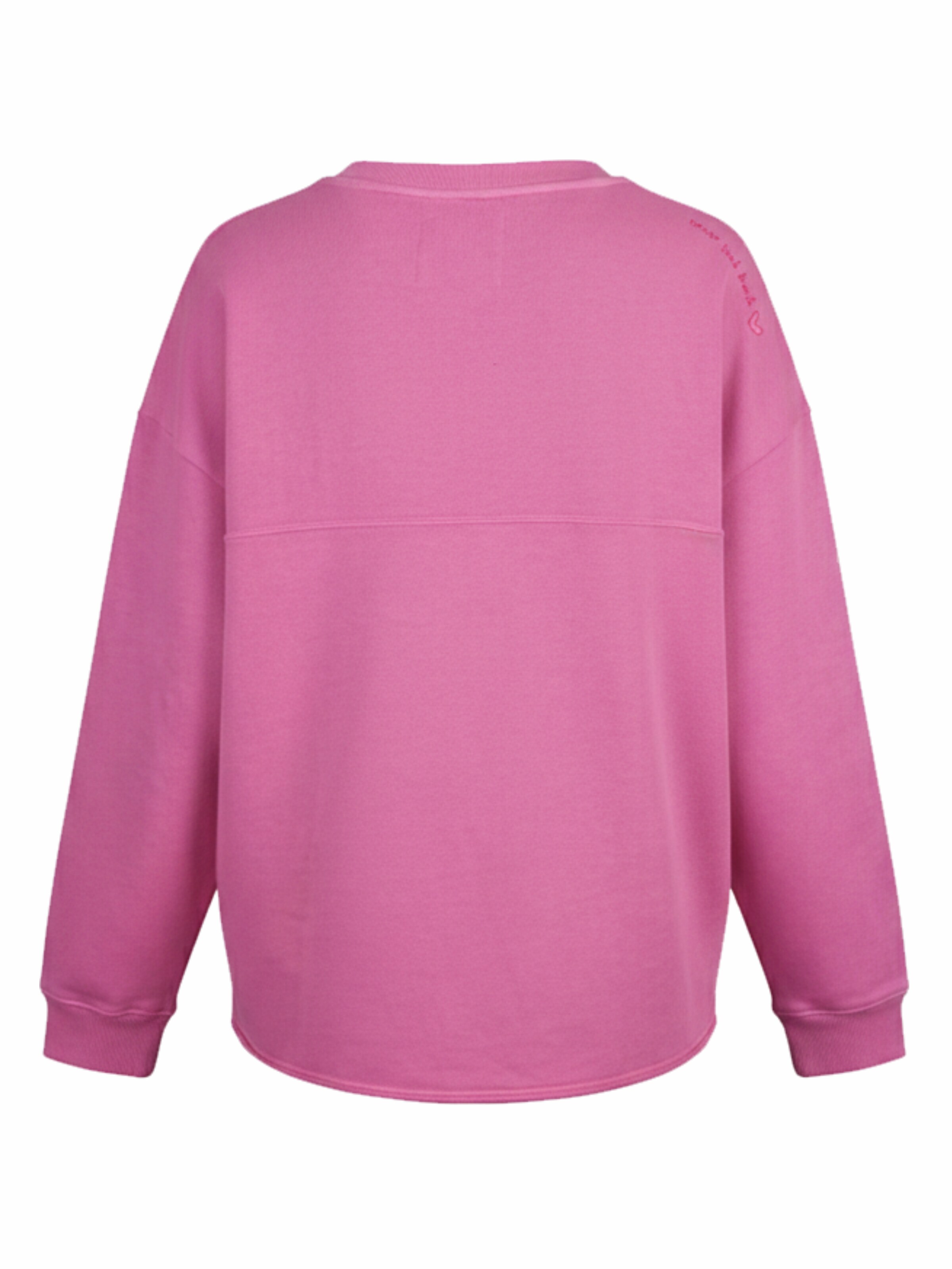 LIKS. Munich Sweatshirt 'keep the feeling' in Pink