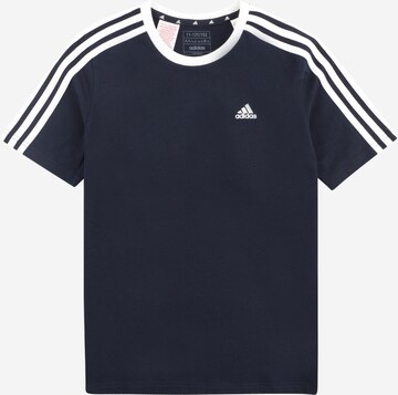 ADIDAS SPORTSWEAR Funkční tričko 'Essentials 3-Stripes  Loose Fit friend' – modrá: přední strana