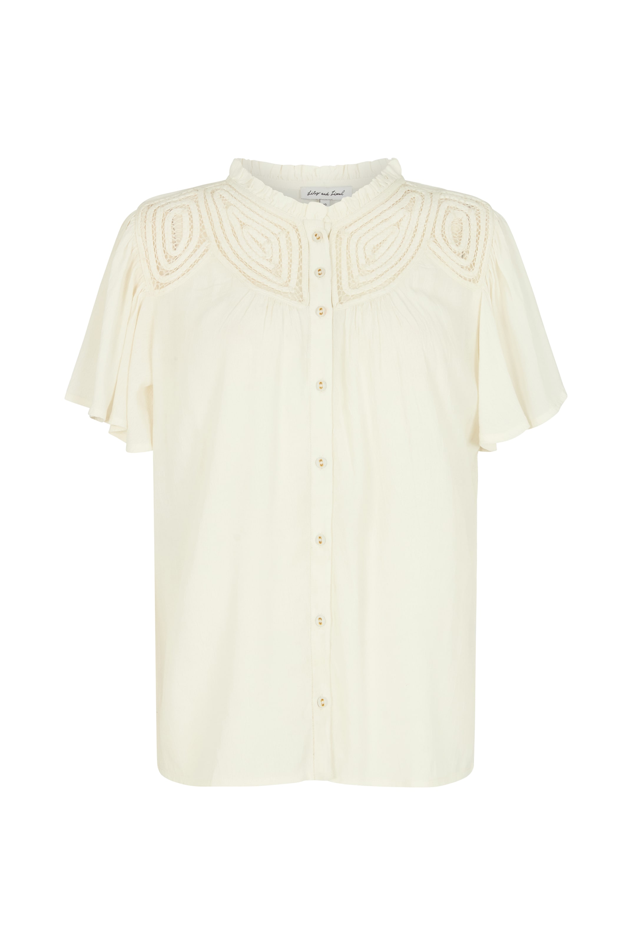 lily and lionel Bluse in Weiß: Vorderseite