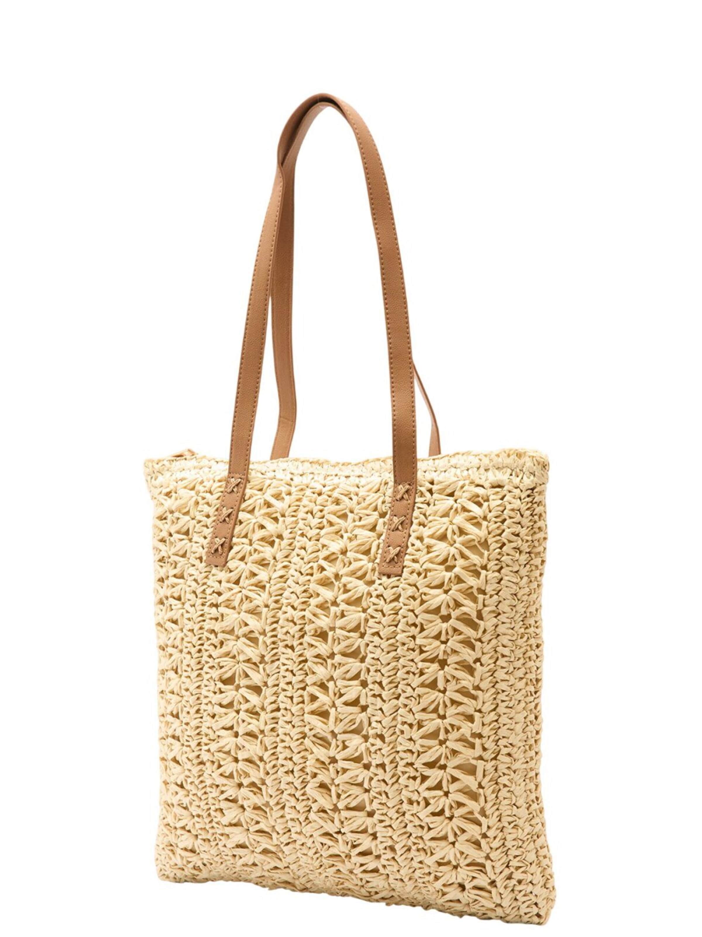 Sac bandoulière MANUKA en beige : devant