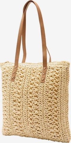 Sac bandoulière MANUKA en beige : devant
