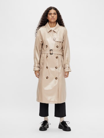 OBJECT Between-Seasons Coat 'Erika' in Beige: front