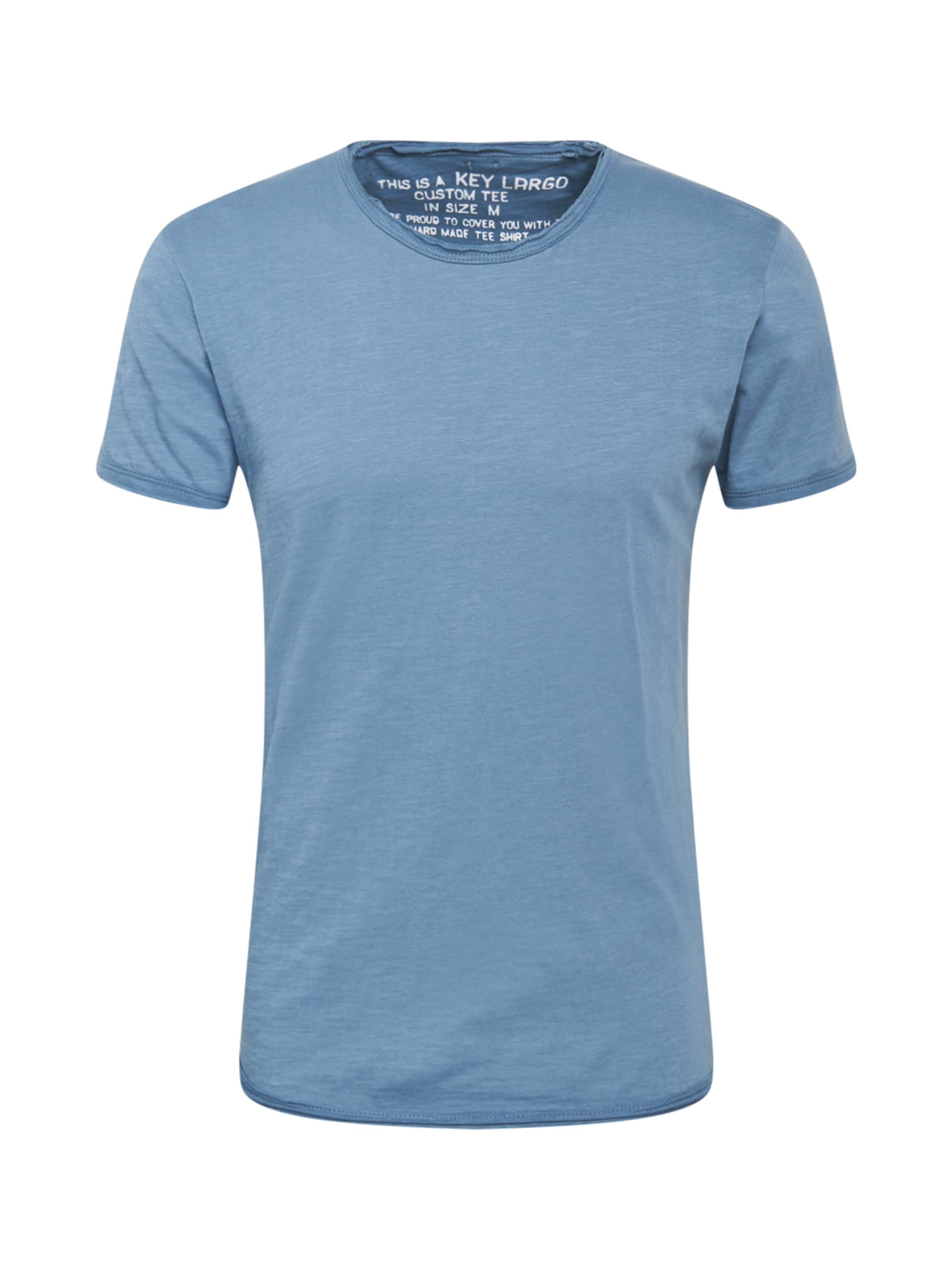 Key Largo Shirt 'BREAD NEW' in Blue: front