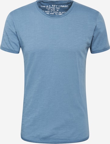 Key Largo Shirt 'BREAD NEW' in Blue: front