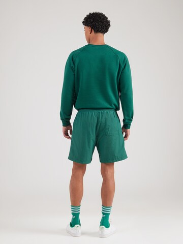 žalia ADIDAS ORIGINALS Laisvas Kelnės 'Trefoil Essentials'