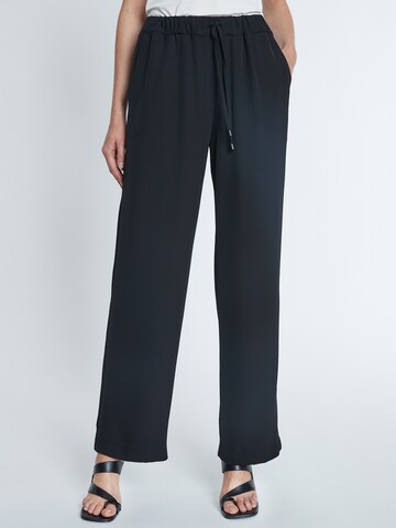 Loosefit Pantalon ' Ramera ' Ana Alcazar en noir : devant